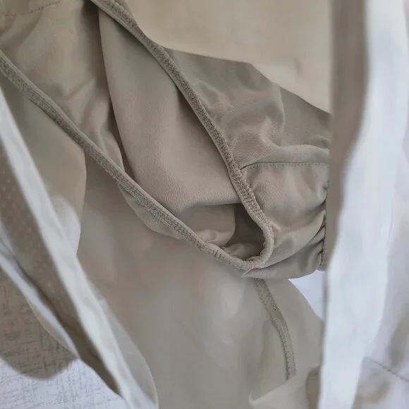 Nike Dri Fit Running Shorts Womens Medium White Drawstring Lined Athletic - Picture 7 of 9